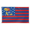 Kansas Jayhawks Flag 3×5 Deluxe Style Stars and Stripes Design