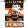 Cleveland Browns Banner 28×40 Vertical Classic Logo Retro – Special Order