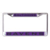 Baltimore Ravens License Plate Frame – Inlaid – Special Order