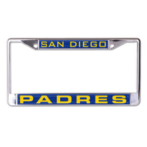 San Diego Padres License Plate Frame – Inlaid – Special Order