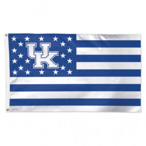 Kentucky Wildcats Flag 3×5 Deluxe Style Stars and Stripes Design