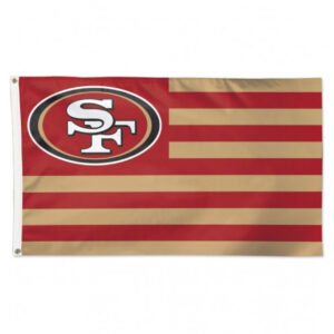 San Francisco 49ers Flag 3×5 Deluxe Americana Design