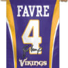 Minnesota Vikings Banner 27×37 Vertical Brett Favre Jersey Design