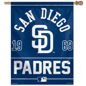 San Diego Padres Banner 27×37