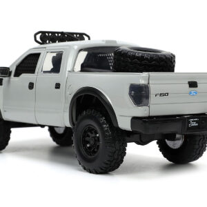 2011 Ford F-150 SVT Raptor Pickup Truck Light Gray with Extra Wheels “Just Trucks” Series 1/24 Diecast Model Car by Jada