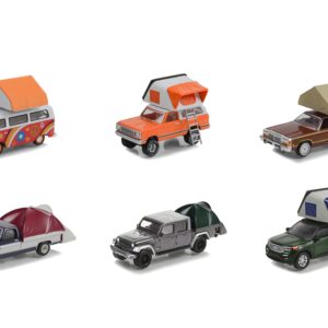 “The Great Outdoors” Set of 6 pieces Series 2 1/64 Diecast Model Cars by Greenlight