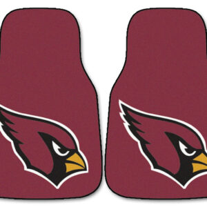 Arizona Cardinals Car Mats Printed Carpet 2 Piece Set – Special Order