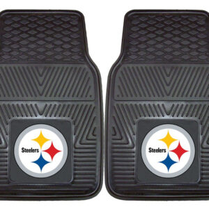 Pittsburgh Steelers Car Mats Heavy Duty 2 Piece Vinyl