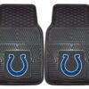 Indianapolis Colts Car Mats Heavy Duty 2 Piece Vinyl