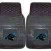 Carolina Panthers Car Mats Heavy Duty 2 Piece Vinyl