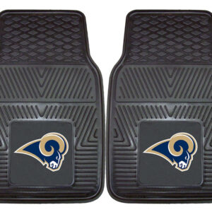 Los Angeles Rams Car Mats Heavy Duty 2 Piece Vinyl