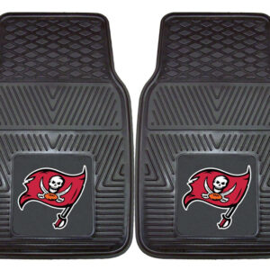 Tampa Bay Buccaneers Car Mats Heavy Duty 2 Piece Vinyl