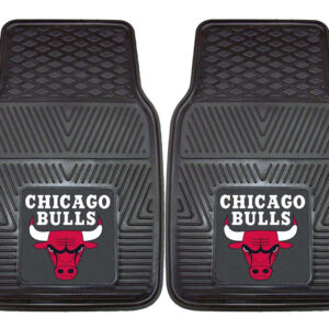 Chicago Bulls Car Mats Heavy Duty 2 Piece Vinyl