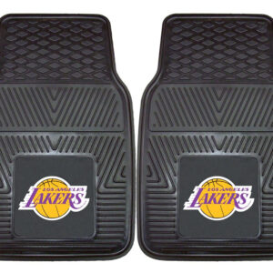 Los Angeles Lakers Car Mats Heavy Duty 2 Piece Vinyl