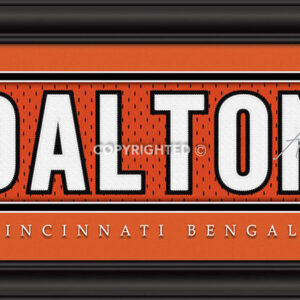 Cincinnati Bengals Andy Dalton Print – Signature 8″x24″