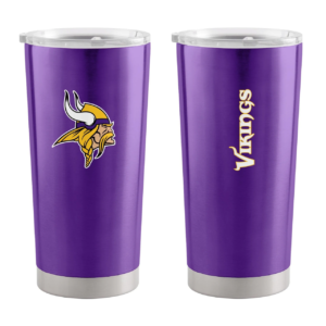 Minnesota Vikings Travel Tumbler 20oz Stainless Steel