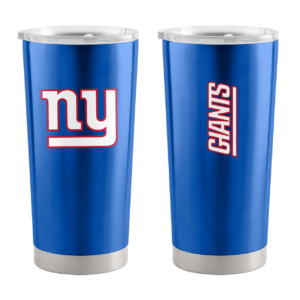 New York Giants Travel Tumbler 20oz Stainless Steel