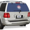 Texas Rangers Window Film Rear