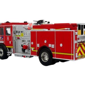 KME Predator Fire Engine #8 “Los Angeles County Fire Department” Red “5 Alarm” Series Limited Edition to 750 pieces Worldwide 1/64 Diecast Model by Iconic Replicas