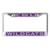 Kansas State Wildcats License Plate Frame – Inlaid – Special Order