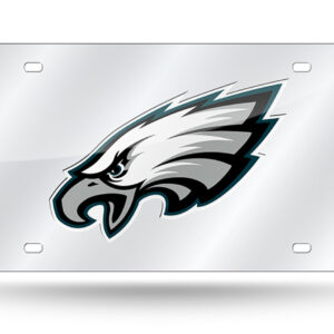 Philadelphia Eagles License Plate Laser Cut Silver