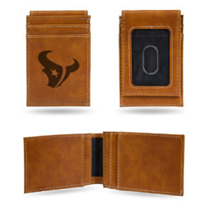 Houston Texans Wallet Front Pocket Laser Engraved