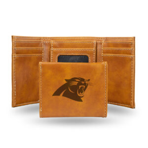 Carolina Panthers Wallet Trifold Laser Engraved