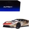 Ford GT Heritage Edition #5 “Holman Moody” Gold Metallic with Red and White Graphics 1/18 Model Car by Autoart