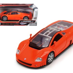 Volkswagen Nardo W12 Show Car Orange 1/18 Diecast Model Car by Motormax