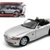 BMW Z4 Convertible Silver 1/18 Diecast Model Car by Motormax