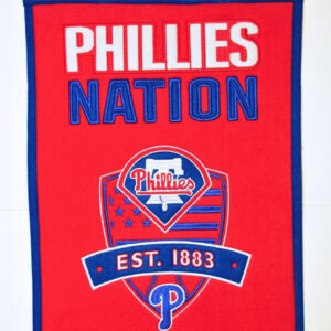 Philadelphia Phillies Banner 14×22 Wool Nations