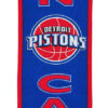 Detroit Pistons Banner 8×32 Wool Man Cave