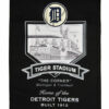 Detroit Tigers Banner 15×24 Wool Stadium Tiger Stadium