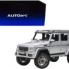 Mercedes Benz G500 4X4 2 Silver 1/18 Model Car by Autoart