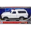 1978 Ford Bronco Police Car Unmarked White “Law Enforcement and Public Service” Series 1/24 Diecast Model Car by Motormax