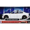 2023 Dodge Charger Pursuit Police Car Plain White “Law Enforcement and Public Service” Series 1/24 Diecast Model Car by Motormax