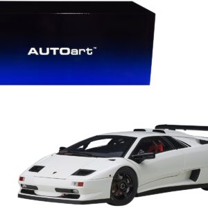 Lamborghini Diablo SV-R Impact White 1/18 Model Car by Autoart