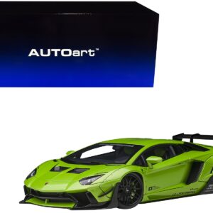 Lamborghini Aventador Liberty Walk LB-Works Pearl Green Metallic Limited Edition 1/18 Model Car by Autoart