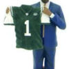 New York Jets B.J. Askew Draft Pick Forever Collectibles Bobblehead