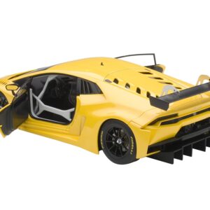 Lamborghini Huracan GT3 Yellow with Pearl Effect / Giallo Into 1/18 Model Car by Autoart