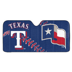 Texas Rangers Auto Sun Shade 59×27 – Special Order