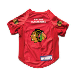 Chicago Blackhawks Pet Jersey Stretch Size L