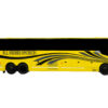 Prevost H3-45 Coach Bus “All Aboard America” Yellow with Graphics Limited Edition 1/87 (HO) Diecast Model by Iconic Replicas