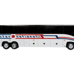 MCI J4500 Coach Bus “International Stage Lines” White “The Bus & Motorcoach Collection” Limited Edition to 504 pieces Worldwide 1/87 (HO) Diecast Model by Iconic Replicas