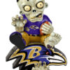 Baltimore Ravens Zombie On Logo Figurine CO