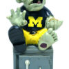 Michigan Wolverines Zombie Figurine Bank CO