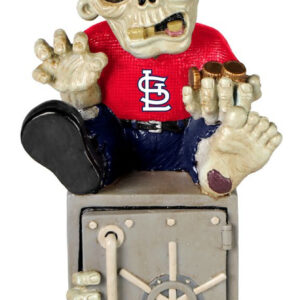 St. Louis Cardinals Zombie Figurine Bank CO