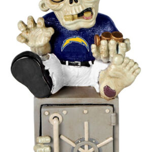 Los Angeles Chargers Zombie Figurine Bank CO