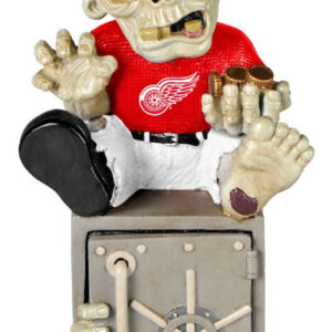 Detroit Red Wings Zombie Figurine Bank CO