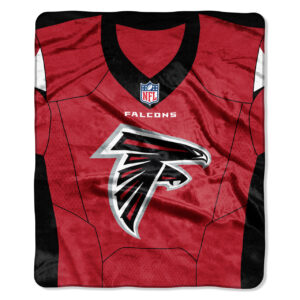 Atlanta Falcons Blanket 50×60 Raschel Jersey Design